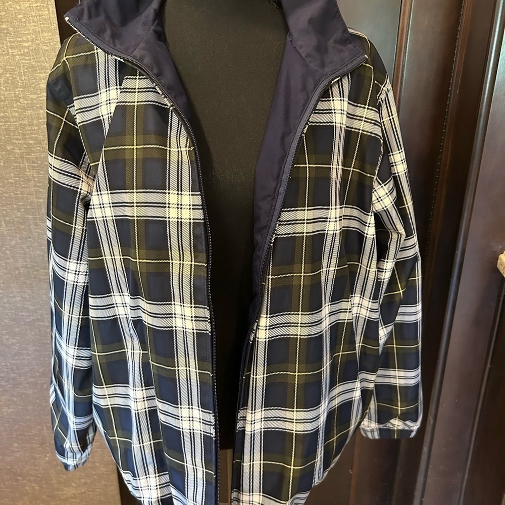 Vintage Catalina tartan plaid windbreaker vintage size 12